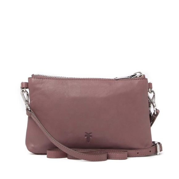 ❗️LAST 1❗️ Frye Convertible Leather Lexi Crossbody Lilac - Picture 5 of 12